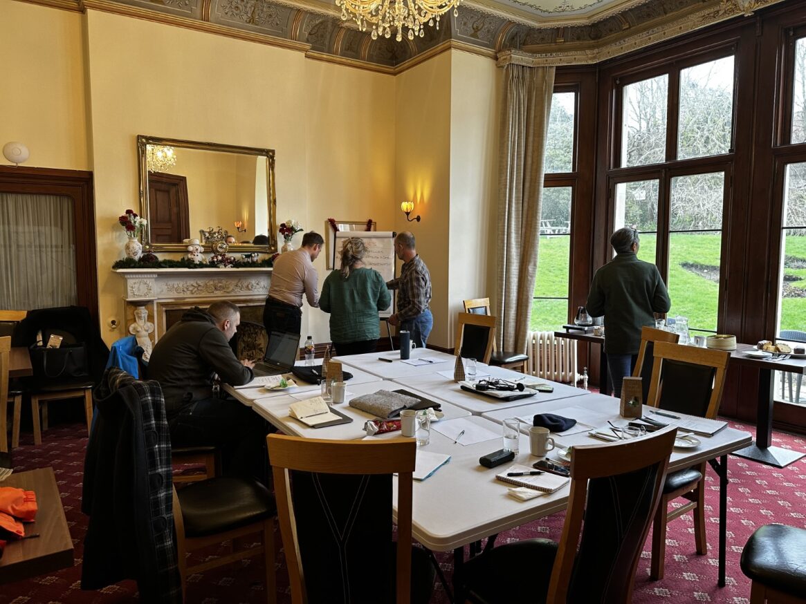Some of the GeoLogica team at work